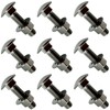 (10) 3/8-16 x 1.5”- 304 (18-8) Grade Stainless Steel Carriage