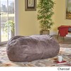 Christopher Knight Home Nyla Fabric Bean Bag, Charcoal