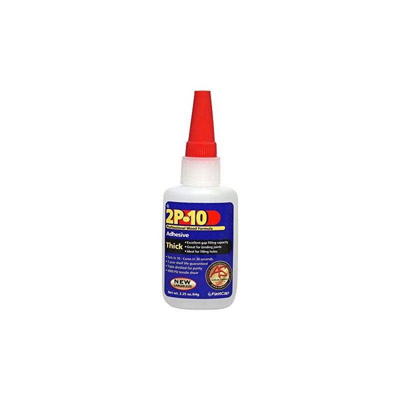 FastCap 2P-10 Professional Thick Wood Adhesive Glue - Ideal for