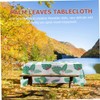 LABRIMP Elegant Tropical Palm Leaf Tablecloth Party Home Decor for