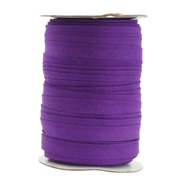 Mandala Crafts Double Fold Bias Tape for Sewing - 55 Yds Purple Bias Tape Double Fold 1/2 Inch Hem Quilt Binding Purple Seam Binding
