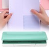 6 Hole Punch, Adjustable Paper Punch, 10 Sheet Capacity, Hole