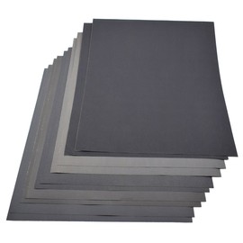 230 x 280mm Mixed Grits 2 per 800/1000/1200/1500/2000 Sandpaper Dry/Wet Waterproof Paper Pack of 10