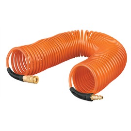 Truper MAN-R-7 Manguera tipo resorte para compresor 7.6 m x 1/4"
