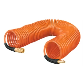 Truper MAN-R-7 Manguera tipo resorte para compresor 7.6 m x 1/4"