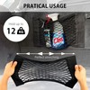 MyGadget 2 x Car Boot Mesh Bag Velcro [25 x