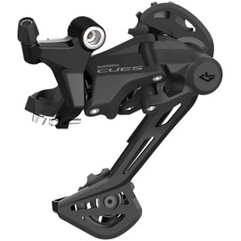 Shimano CUES RD-U4020-SGS Rear Derailleur - 9-Speed, Shadow Design, Direct Attach, Medium Cage, Black