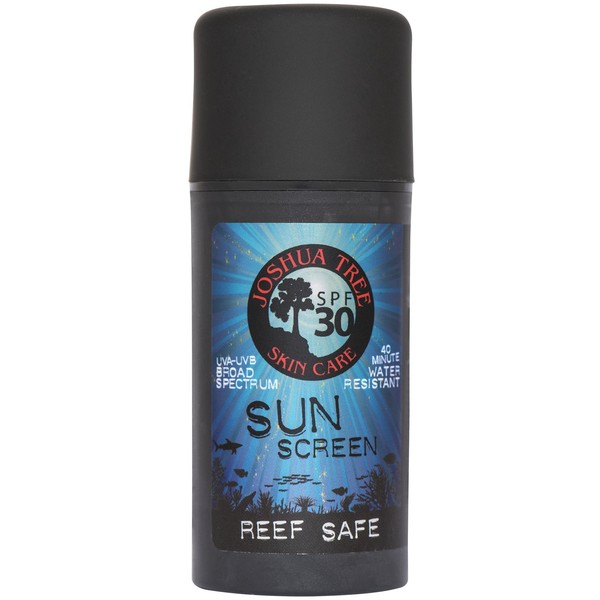 Joshua Tree SPF 30 Reef Safe Organic Sun Screen Lotion with Clear Zinc and Aloe