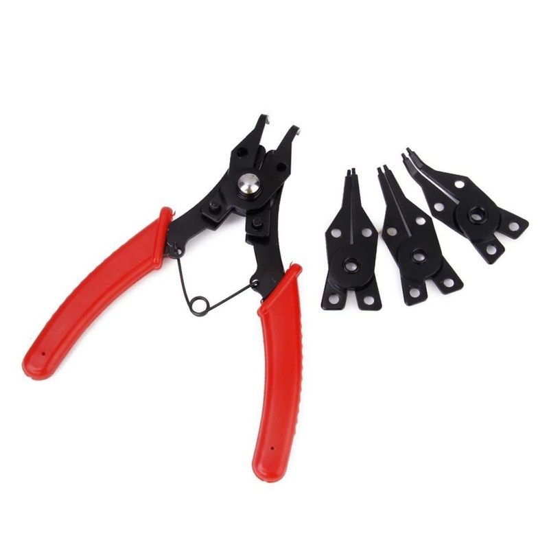 DOITOOL Retaining Circlip Pliers Multifunctional Pliers Tool Forged Steel Internal