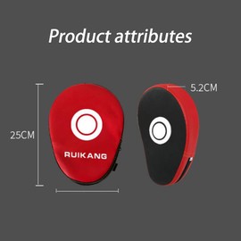 Boxing Pads, Thickened Boxing Training Hand Target Pads Gloves,Training Pads,PU Leather Curved Punch,Taekwondo Muay,Thai Karate,for Adult Hand Eye Reaction and Coordination Boxing Equipment.