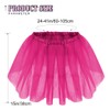 TWINKLEDE Tutu Skirt for Women Adults 4 Layered Tulle Costume