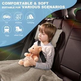 Nenolix Travel Blanket Airplane Compact with Bag, Travel Essentials 3 in 1 Packable Airplane Blanket, Travel Pillow and Blanket Set, Inflatable Pillow, Luggage Sleeve & Backpack Clip (Camel)