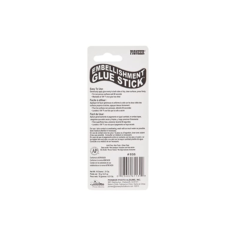 Pioneer Glue Stick Extra Strength for All Types of Embellish