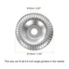 HARFINGTON Wood Carving Disk Grinder Wheel 4" Rotary Tool Arc