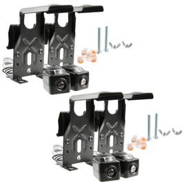 2X Garage Outlet Garage Door Opener Remote Safety Sensor Eyes Replacement Kit with Brackets and Mounting Kit for Chamberlain Liftmaster Sears Craftsman (820CB, 41A5034)
