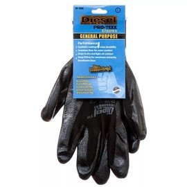 Diesel Protection PRO-TEKK Gloves Extreme Duty Grip Working Gloves Large size