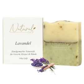 Natural Cilt Lavender Soap - 100% Natural Soap - No Harmful Ingredients - Certified - Handmade - Shower Soap for All Skin Types - Shower Gel - Natural Food