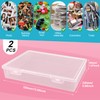 Storage Box with Lid, Multi-Purpose Storage Box, 2 Pack, Rectangular