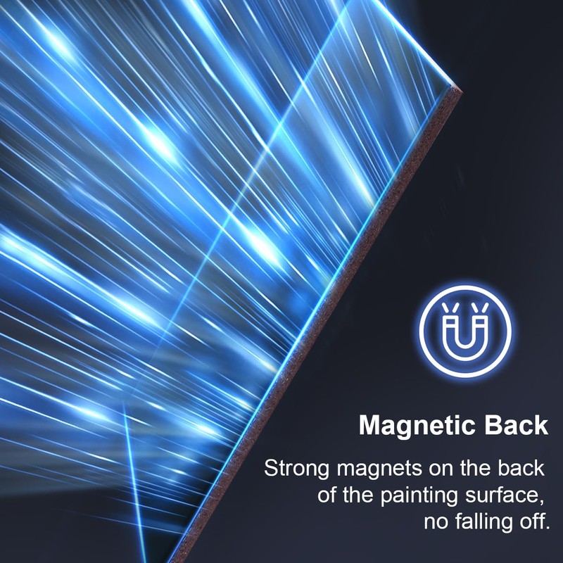 AUREUO Mini Magnetic Canvas Panel 4x4 Inch / 24 Pack