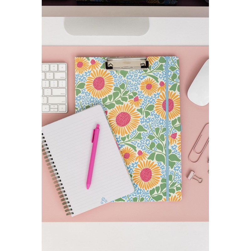 Steel Mill & Co Cute Clipboard Folio with Refillable Lined