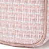 Francfranc Franc Tweed Stand Pouch, Pink