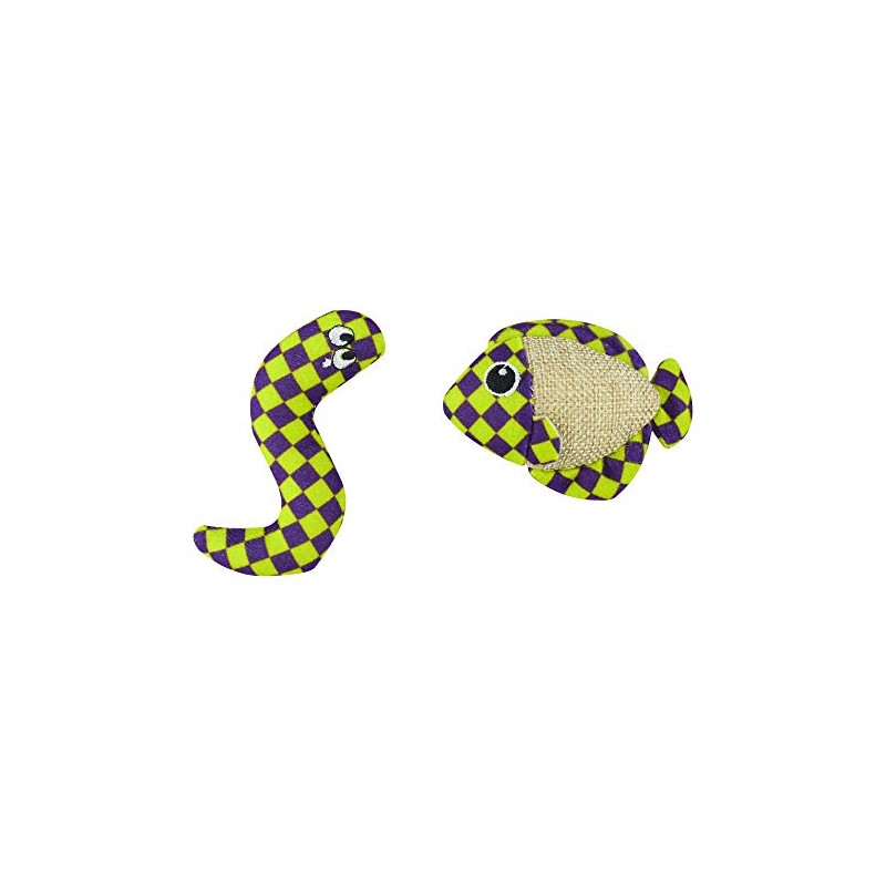 Fancy Pets Catch Juguete Pez y Serpiente para Gato