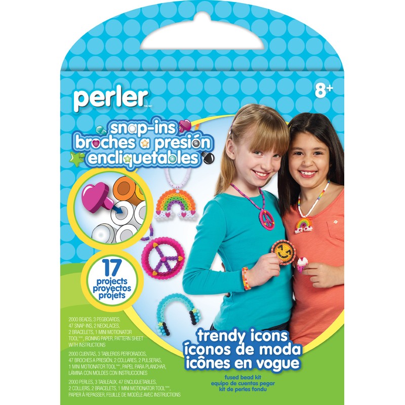 Perler Trendy Icons Bead Kit