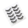5 Pairs False Eyelashes Natural Fake Eyelashes Fluffy Hand-made Eyelashes