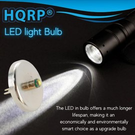 HQRP Set: 2PCS Hight Power 3W Extra Bright 90 Lumens Bi-Pin LED Module/Bulbs Compatible with 2 AA Maglite Solitaire/Mag-Lite Mini Flashlight