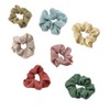 FEIFEI’S BOW 7PCS Colour Pearl Hair Scrunchies For Girls Women