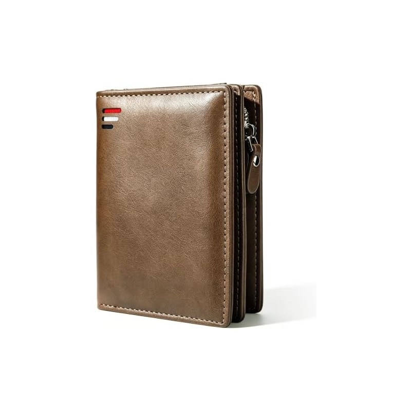 Cartera para Hombre, con RIFD Protección, 11 Ranuras para Tarjetas,