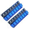 KIRO&SEEU 2pcs 8 Channel DC 5V Relay Module Board, (2PACK)