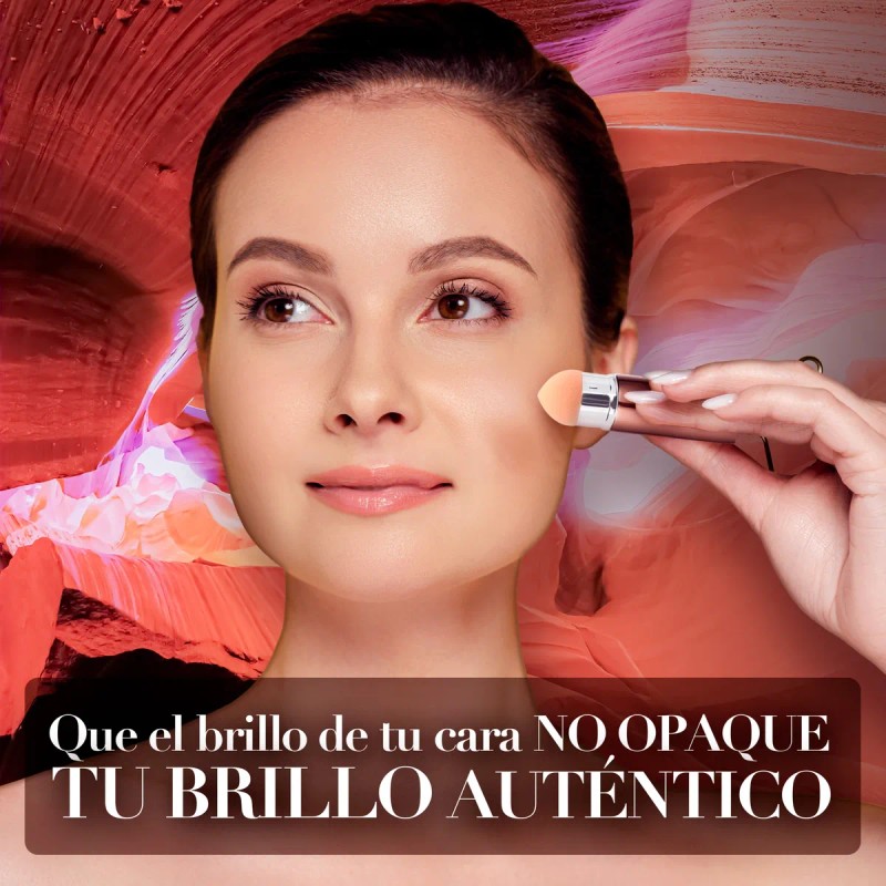 Rodillo Facial De Piedra Volcánica Reutilizable + Esponja