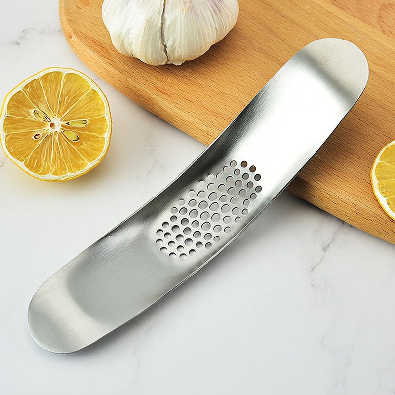 Premium Quality Garlic Presser Stainless Steel 304 Garlic Crusher Easy