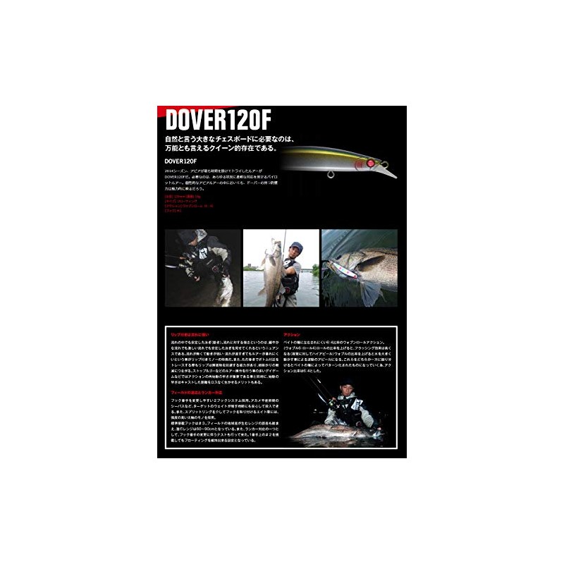 Apia Lure Dover 120mm F Leaver #01 Silver Scale Bait