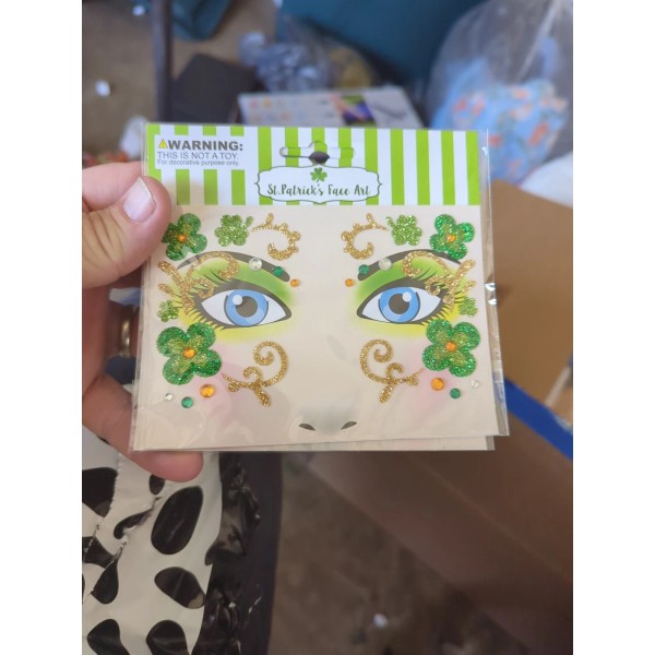 Unbranded St. Patrick’s Face Art by Regent Products Corp. -