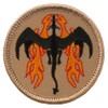Flame Breathing Dragon Patrol Patch - 2" Round