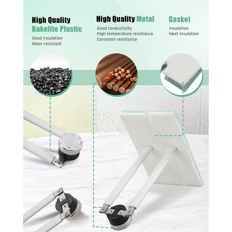 S1-02529041002 Furnace 3" Limit Switch Fit for York/Luxaire/Coleman/Evcon Replace 025-29041-002，L150