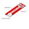 Fire Extinguisher Stickers, 4.25" x 11", 10 Pack, Durable, Self-Adhesive