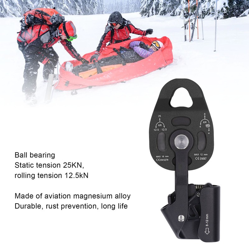 Lift Weight Pulley 7075 Aviation Aluminum Puller for Survive Rock