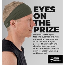 Mens Sweat Bands - Mens Headb&- Head Bands Working Out Men Sports Headb&Men Performance Headb&Men - Athletic Headbands Men Cycling Sweat Band, Football Headbands - Sweat Bands Headbands Men/Women
