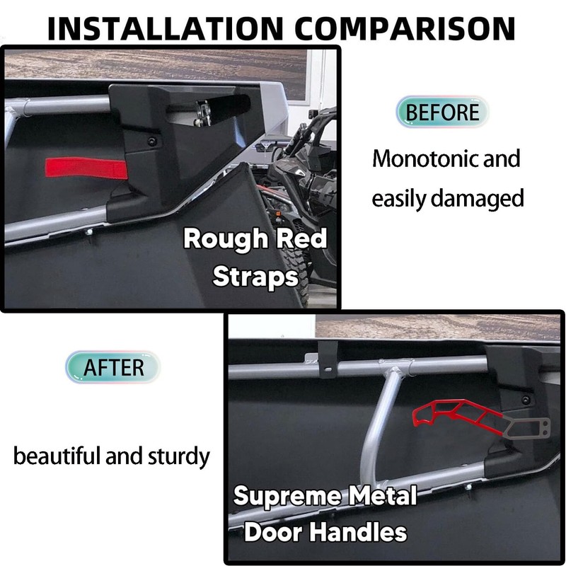 wejacker Door Handle Latches Kit Left & Right Compatible with