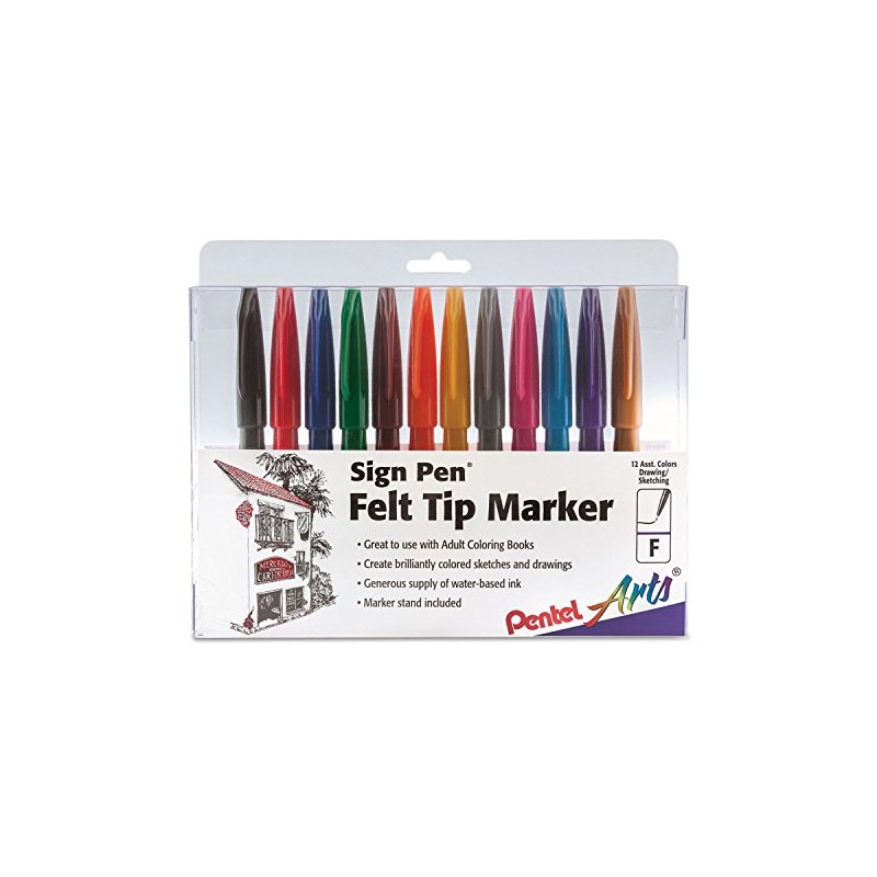 Pilot Razor Point Fine Line Marker Pen, Green Ink.3mm, Dozen