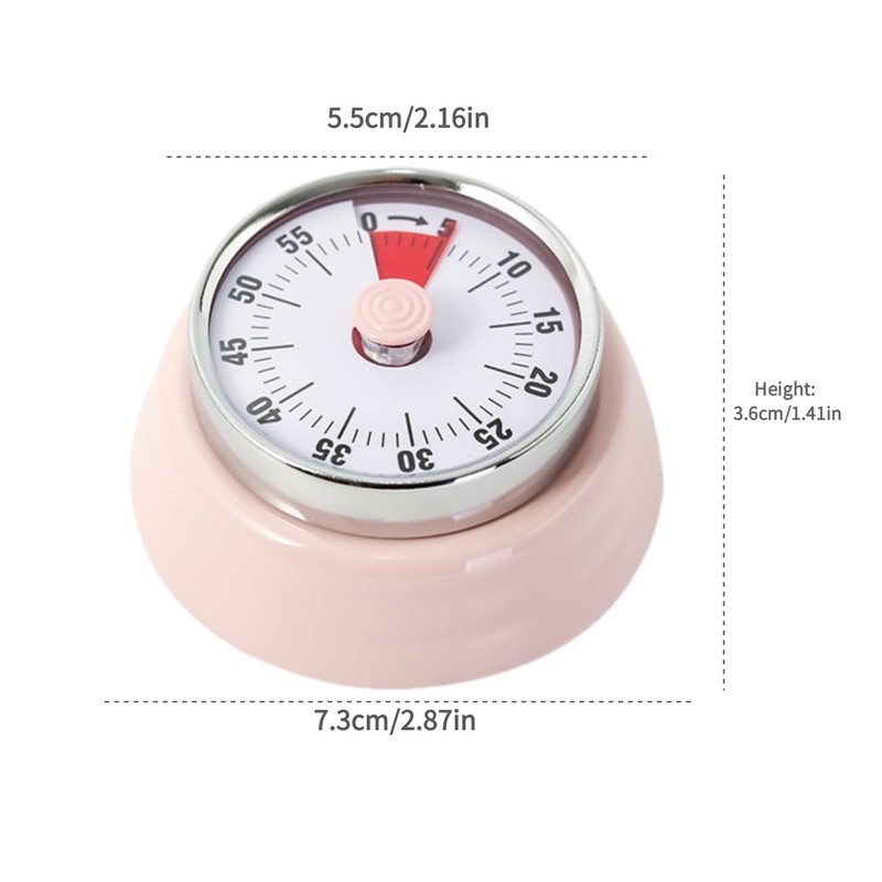 Tissting Mechanical Kitchen Timer, Countdown Timer Visual Timer Management Cooking