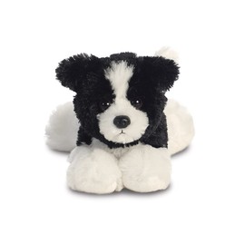 Aurora, 31717, Mini Flopsie Cami Border Collie, 8In, Soft Toy, Black & White