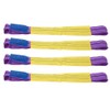 4pcs Recovery Alloy Wheel Securing Link Straps Trailer Transporter Yellow/Purple