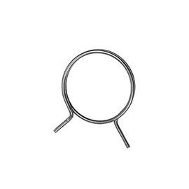 SagaSave FW-MSDNH Round Door Handle Spring Torsion Return Spring 30mm ID Door Handle Internal Repair Replacement Door Handles Twisted Spring Gray