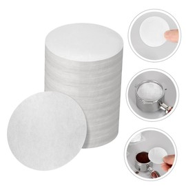 ULTECHNOVO 200Pcs Espresso Filtering Papers Coffee Filters for Brew Fine Filtration for Rich Flavor Easy to Use with Coffee Makers Practical Convenient