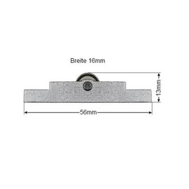 Sliding Door Track Rail Floor Rail Sliding Door Roller Fittings (Type 4)