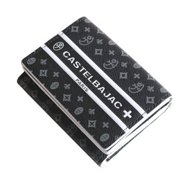 Castelbajac 097603 Bijou Trifold Wallet with Coin Purse, Black